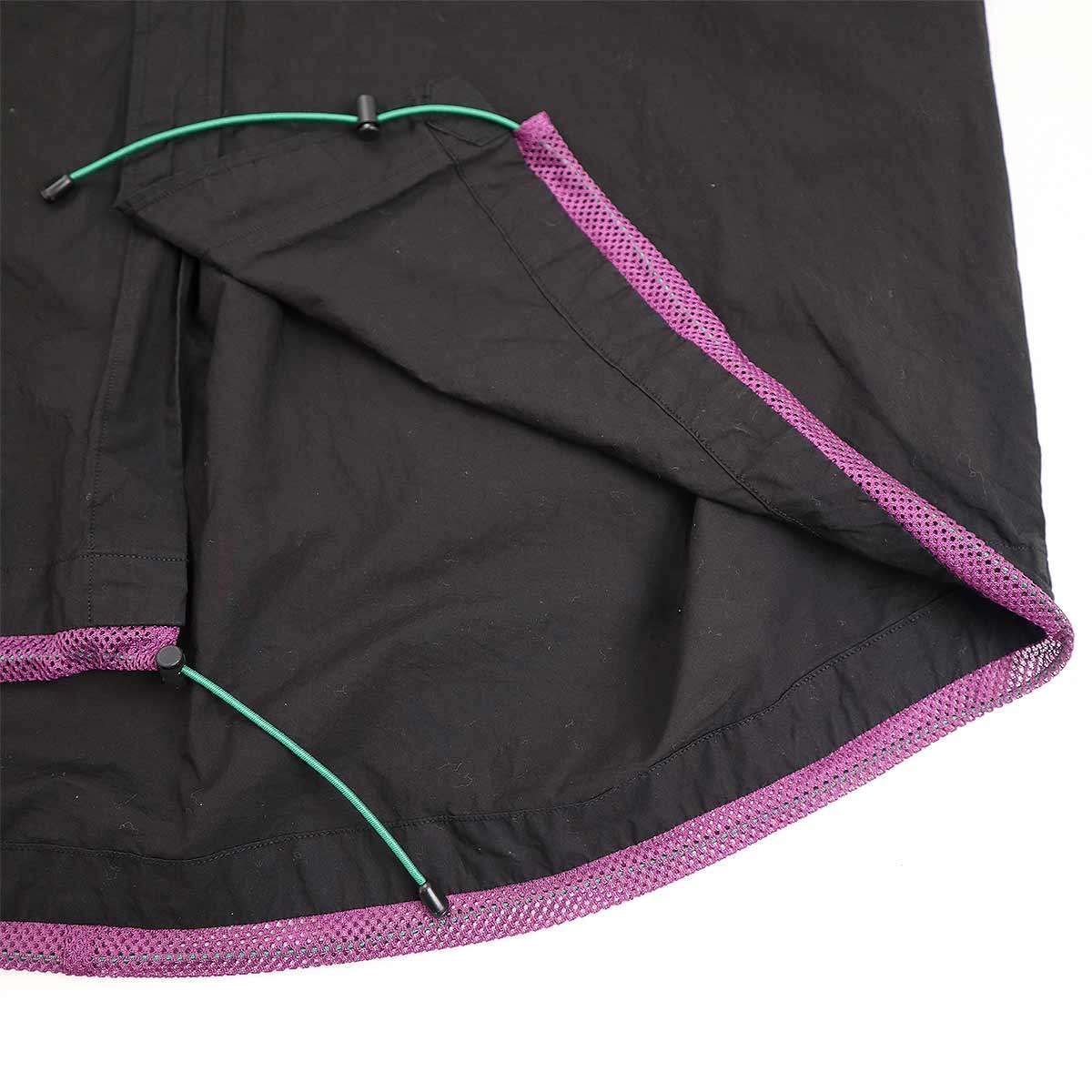 kolor カラー 24SS ドローストリングシャツ ブラック 2 24SCM