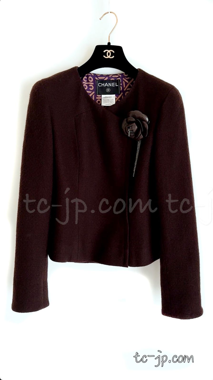 シャネル ジャケット スーツ セット CHANEL ブラウン 最高品質  