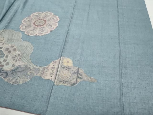 特選 訪問着 着物 中古 正絹 袷 フォーマル 作家物 落款 佐波理