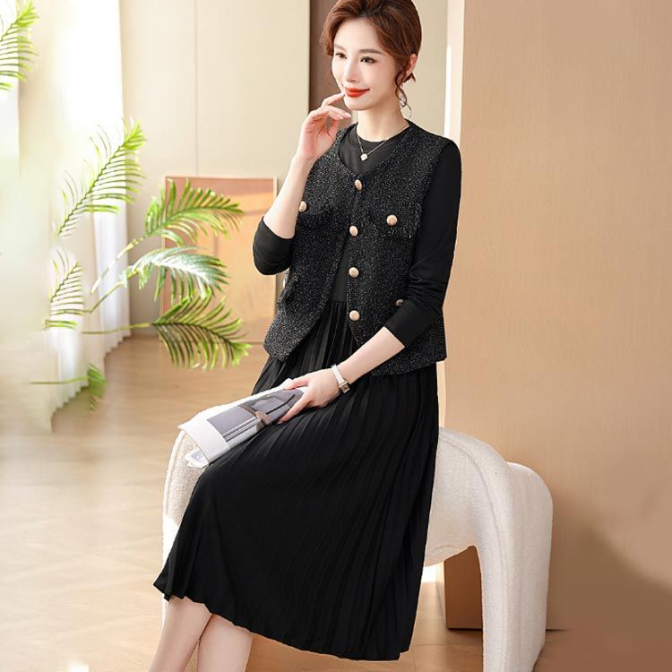 Sybilla(シビラ) ワンピースセットアップ レディース美品 黒×イエロー  