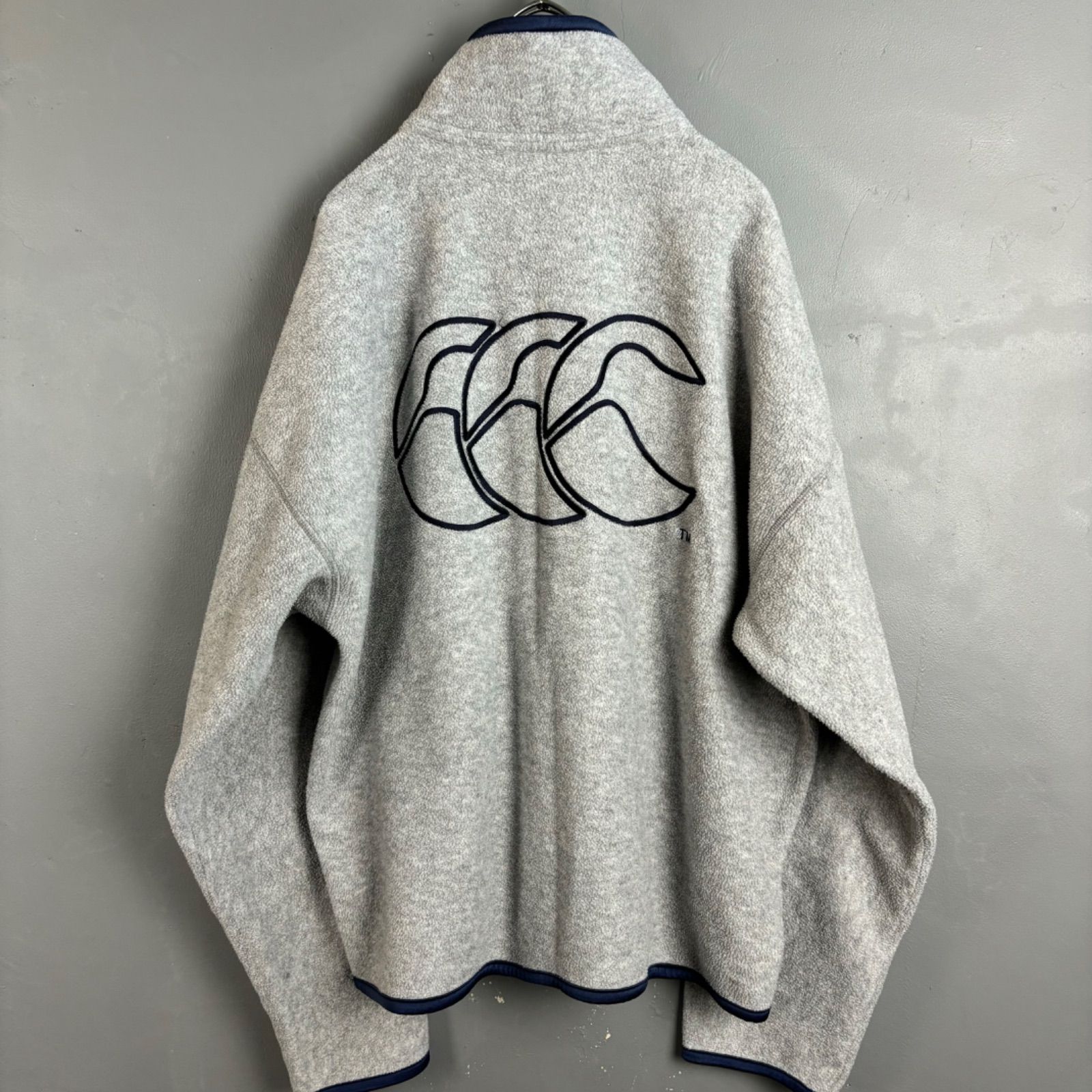 今年人気のブランド品や canterbury L ZIPフリースジャケット 極太ボーダー カンタベリー その他