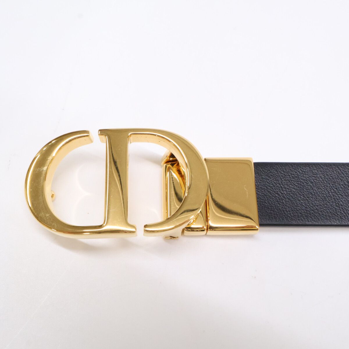 未使用品 箱・カード付き Christian Dior ベルト CDロゴグラム 楽天