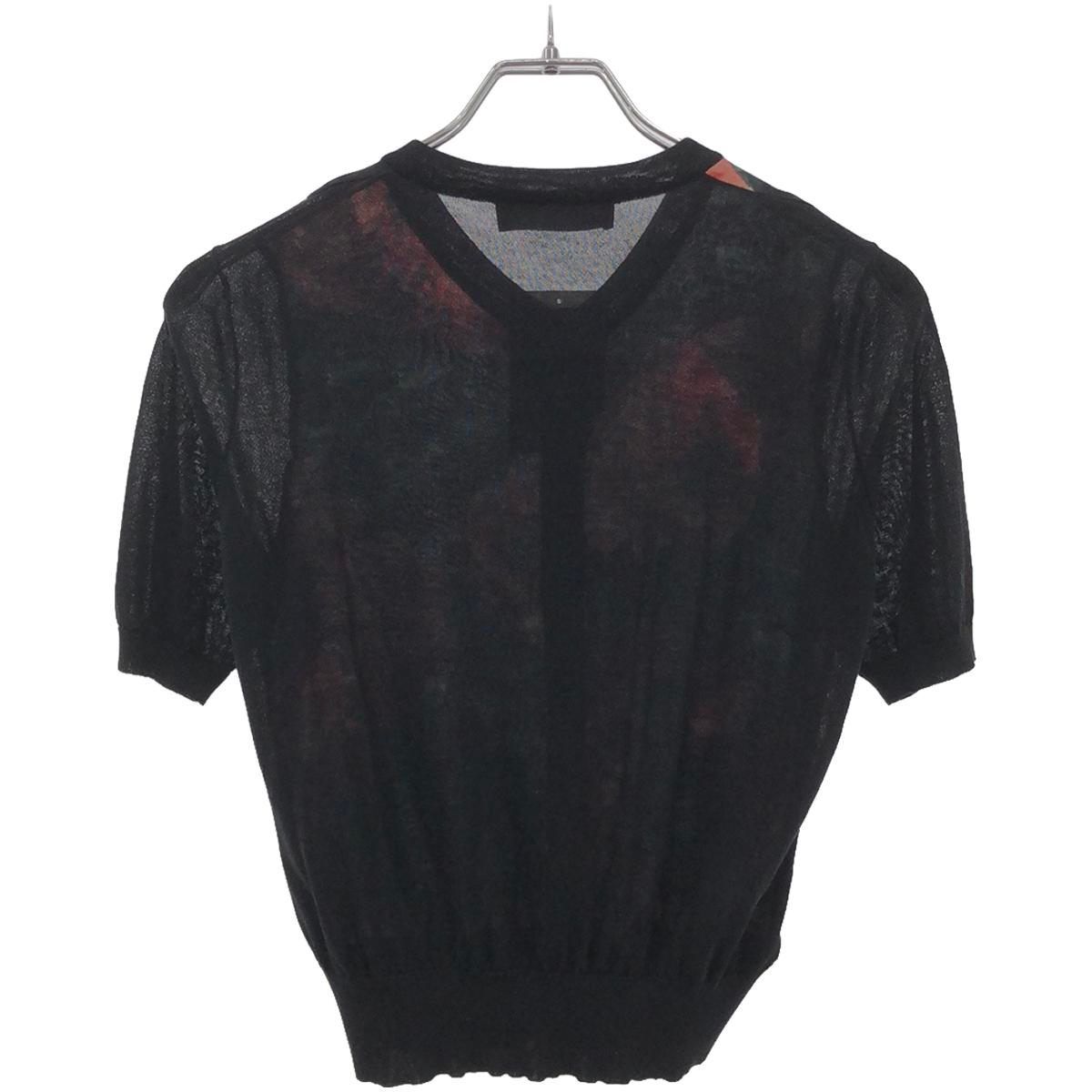 DOLCE&GABBANA - DOLCE&GABBANA ドルチェ＆ガッバーナ ショートスリーブフラワーカーディガン トップス FBC40K/F13AE ブラック 38 DOLCE&GABBANA ドルチェ＆ガッバーナ ショートスリーブフラワー