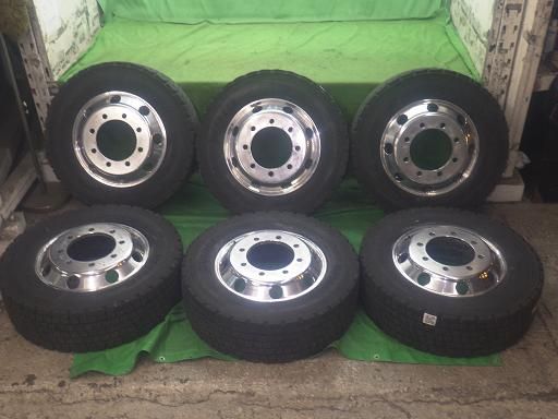 デコトラ トラック アルミスタッドレス 245|70R19.5 6本