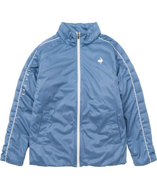le coq sportif ルコック ＵＮＩＦＬＥＸジャケット ブルー O QMMWJK01 BL | 衣類 服 ウエア アウター トップス ジャケット 防風 ストレッチ 防寒 はっ水 保温 ミドル丈 ポリエステル デイリーユース 