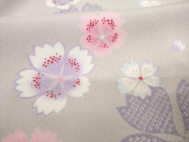 舞花文 洗える着物