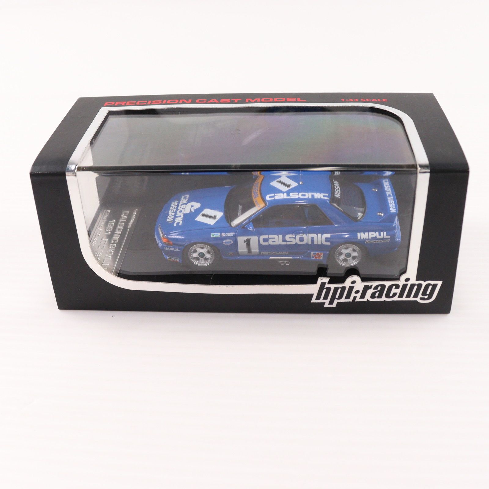 1/43 カルソニック スカイライン 1991 JTC No.1 完成品 ミニカー(8086) HPI Amazon | 【hpi・racing】1/43 カルソニック スカイライン （No