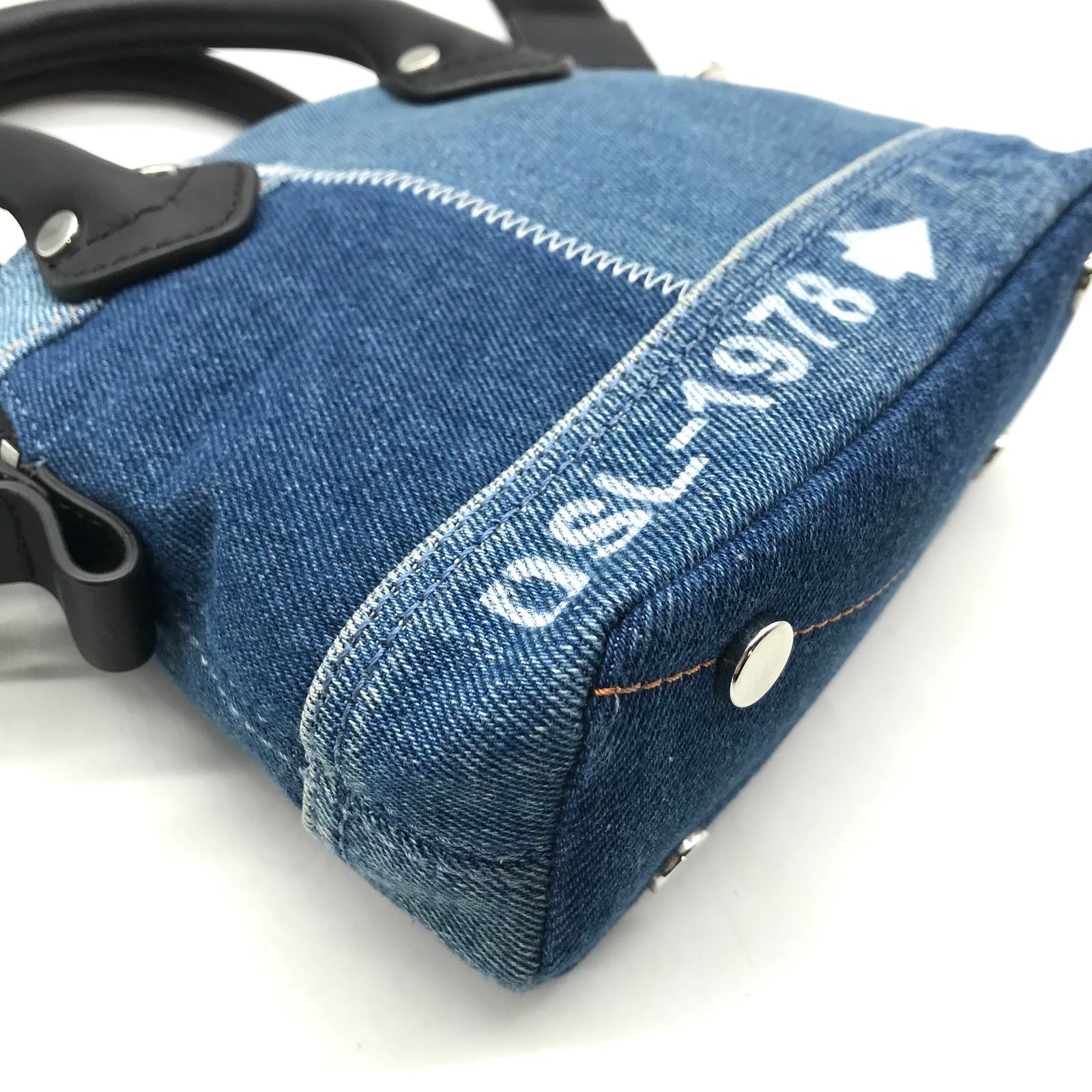 DIESEL ディーゼル デニム 2WAY ミニ ハンド ショルダー バッグ