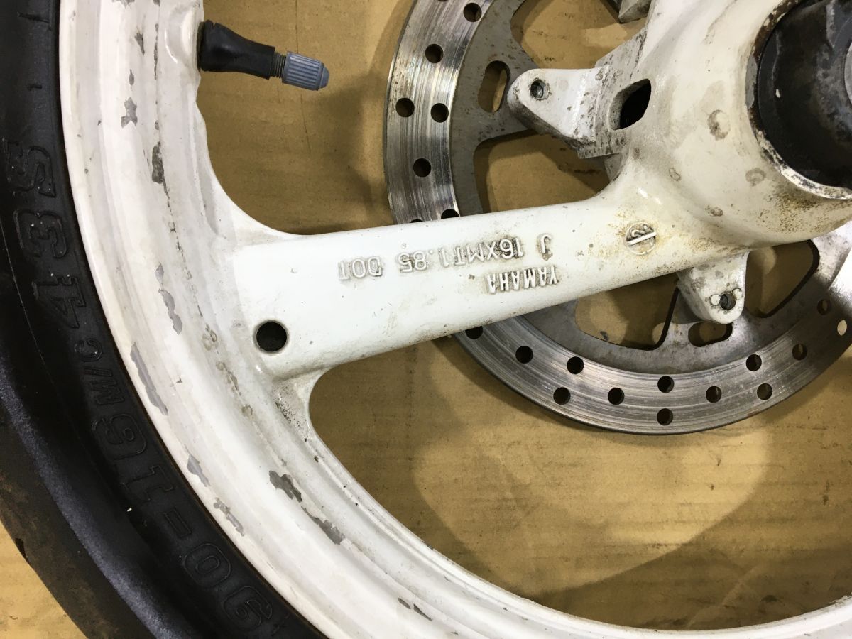 TZR50 TZR50R　前後ホイール　ディスク付 YAMAHA TZR50R 4EU 前後 ホイール セット ディスク付 レストア