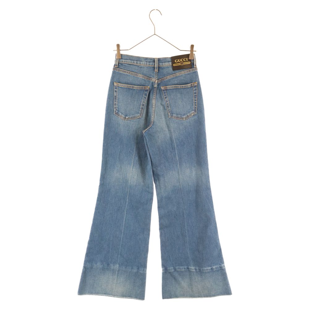 ストレッチベルベット フレアパンツディープレッド | GUCCI公式