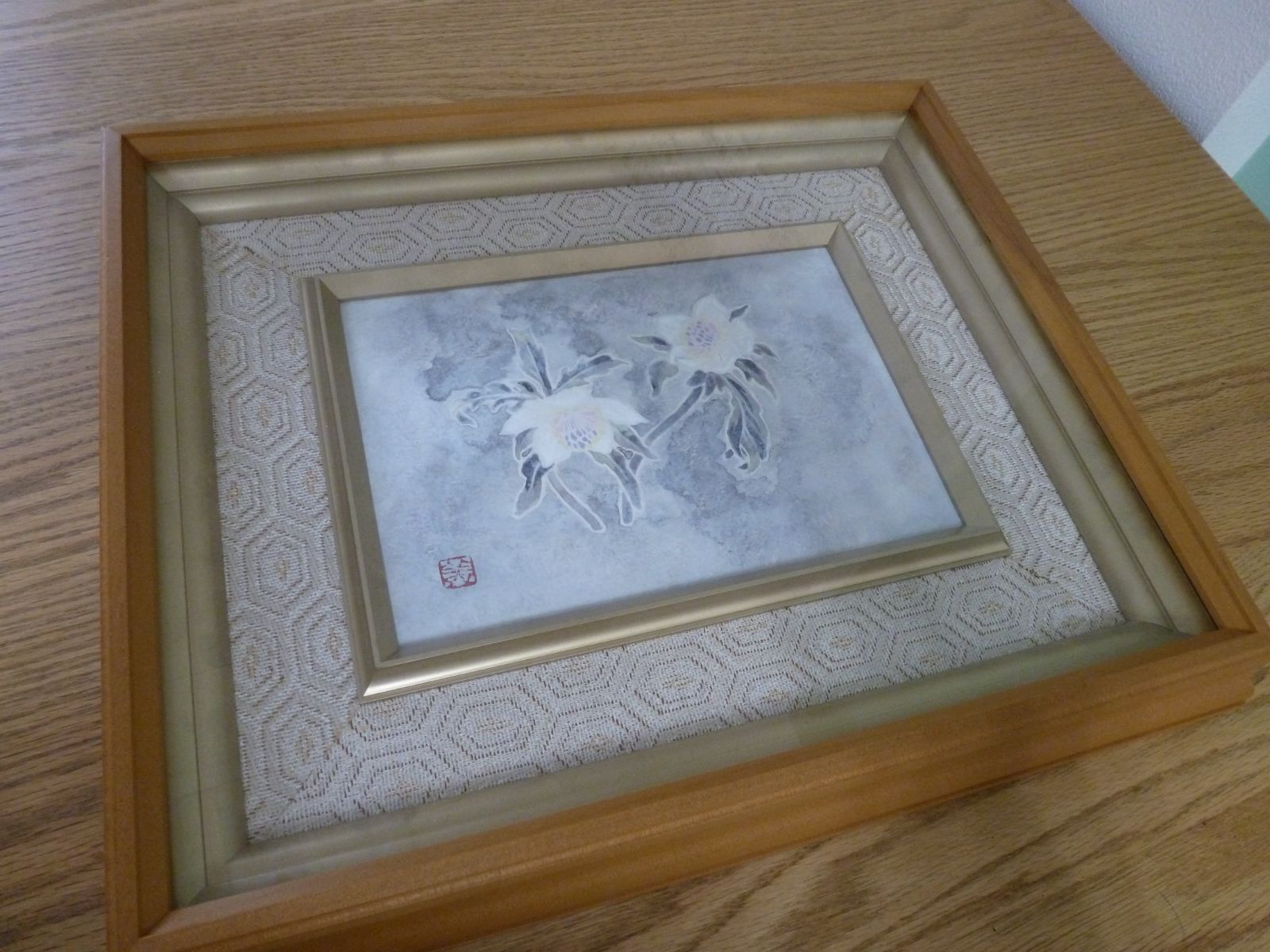 【美品】絵画　額縁込み★68×60cm 065500000005_m.jpg