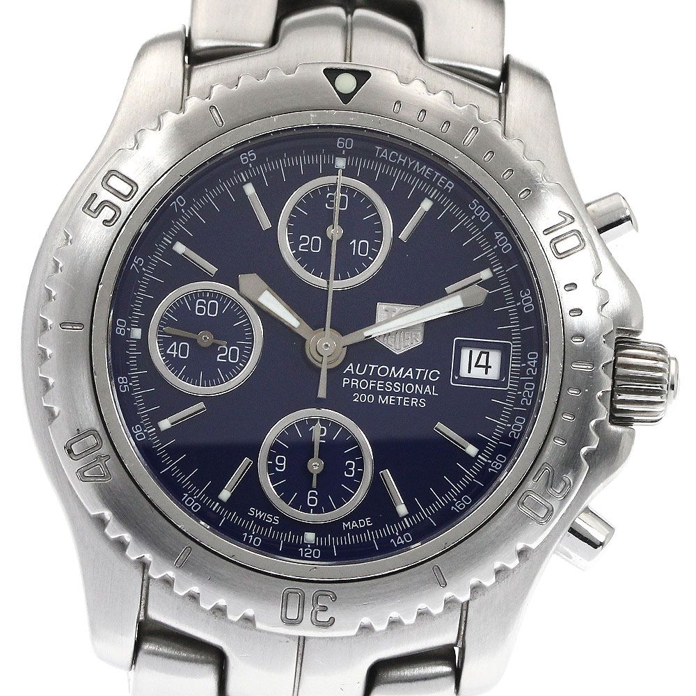 タグホイヤー TAG HEUER CT2110 リンク クロノグラフ デイト 自動巻き メンズ保証書付き_889698