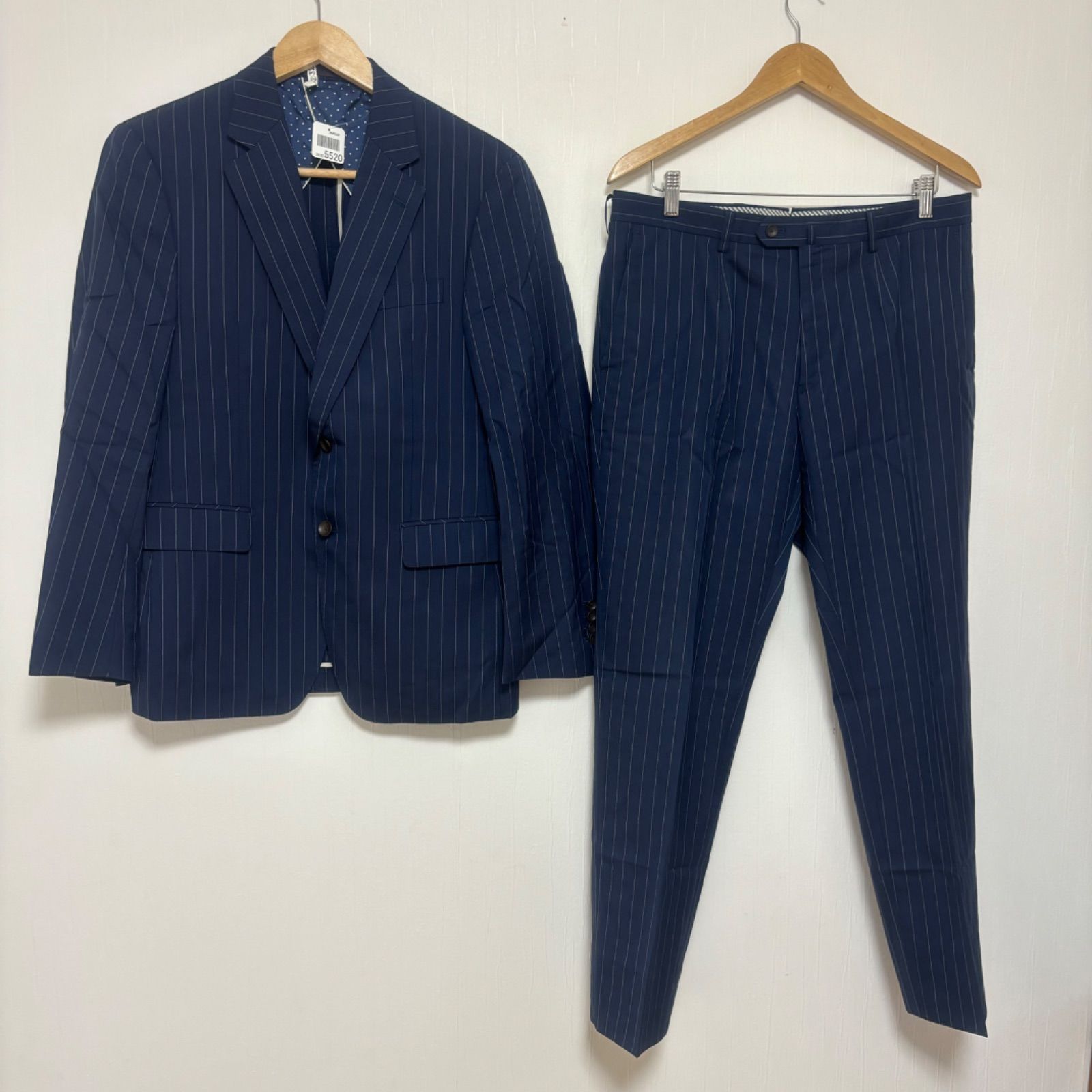 Z200 PERSON'S FOR MEN パーソンズ スーツ上下 ネイビー メンズ AB5