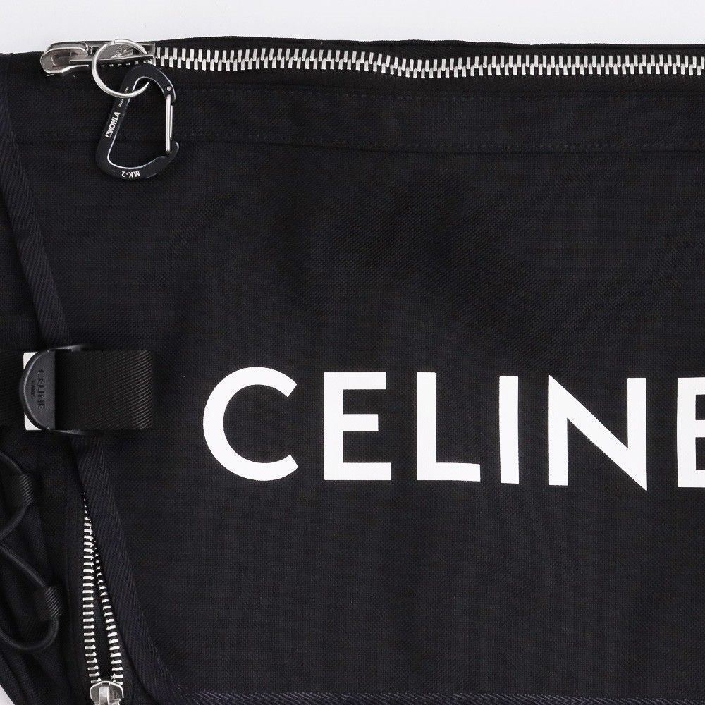 CELINE ミディアム トレッキング メッセンジャーバッグ プリント