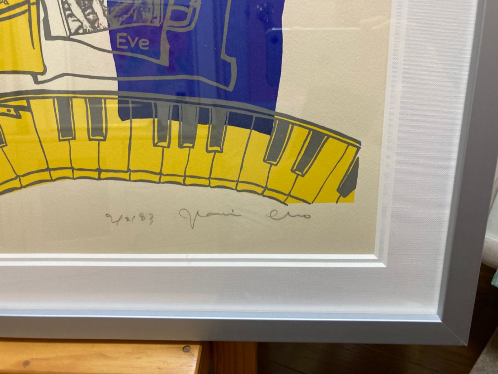 限定10 枚 貴重 ジニー・キム 版画 額付 シルクスクリーン サイン・ED