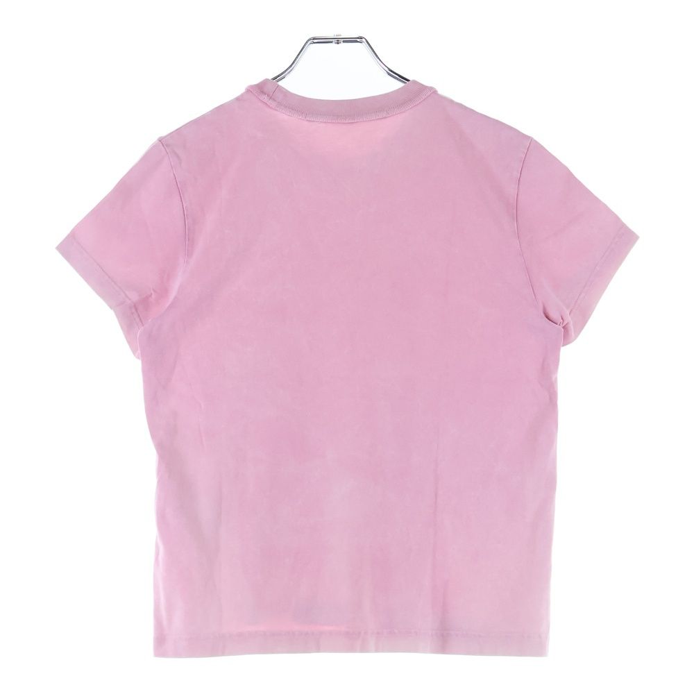 ALEXANDER WANG アレキサンダーワン Emboss T-Shirt エンボスロゴ 半袖Tシャツ ピンク レディース