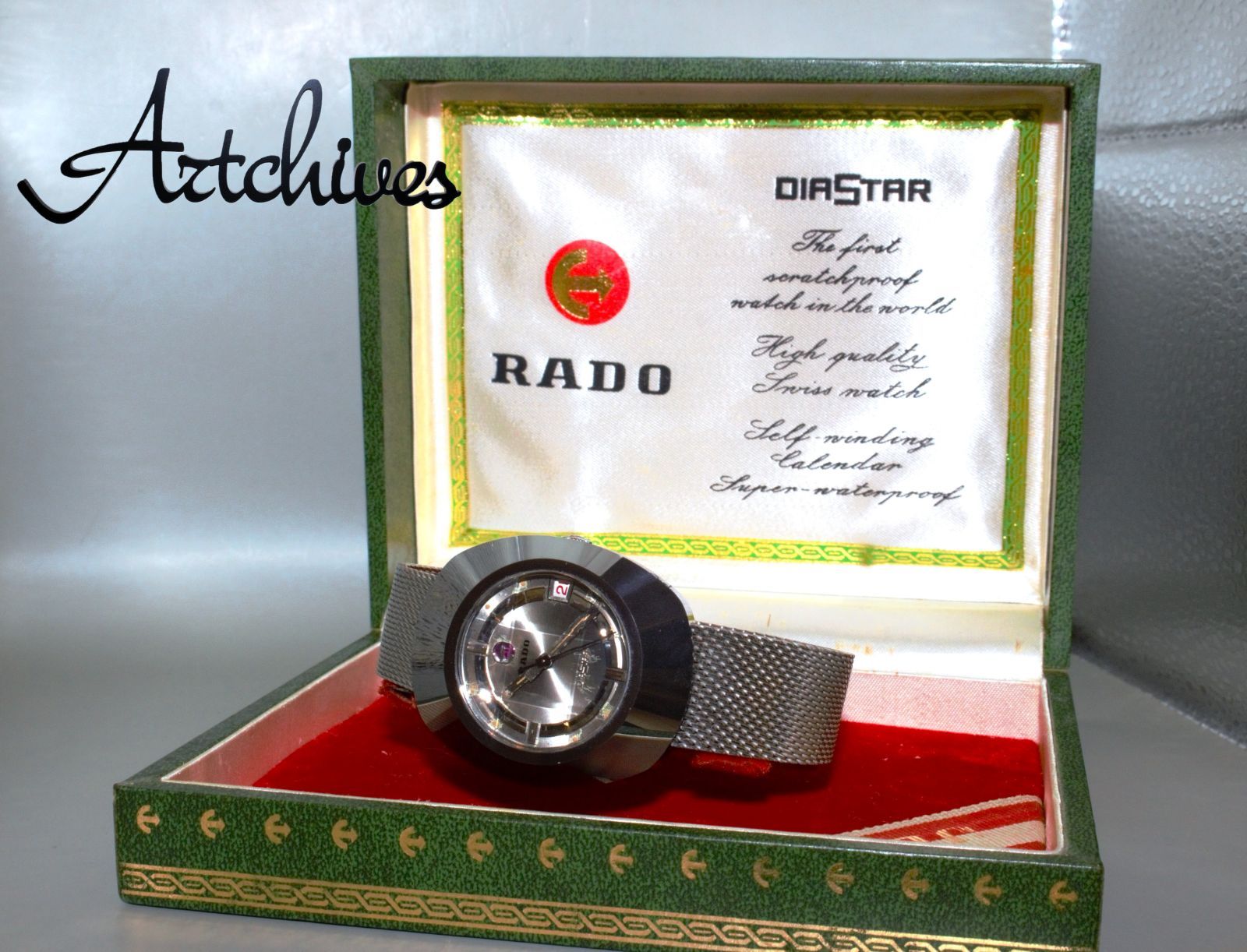 VRW-982 時計 RADO ラドー ダイヤスター SL文字盤 メンズ 自動巻き 腕時計 稼動品