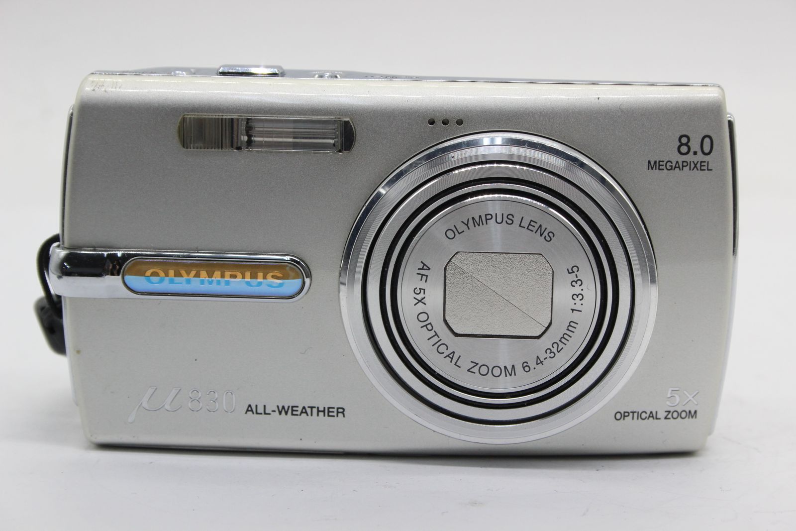 【美品 返品保証】 オリンパス Olympus μ 830 AF 5x バッテリー付き コンパクトデジタルカメラ  s4976