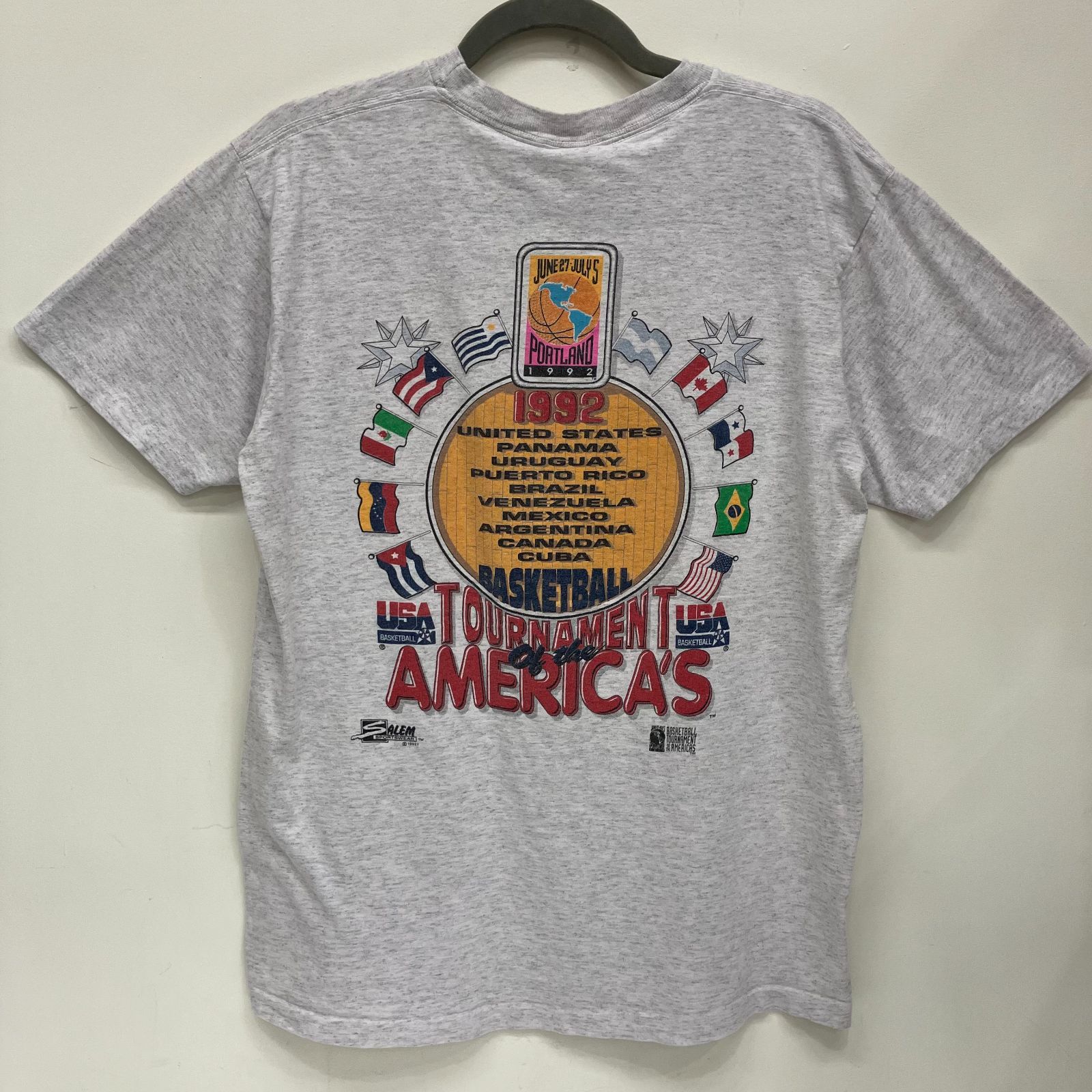 90s 1992 NBA ドリームチーム Tシャツ バルセロナオリンピック DELTA L 