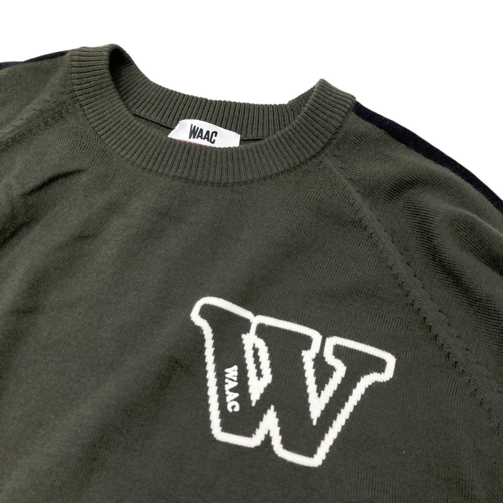 サイズ：2 WAAC ワック ニットセーター ウール カーキ系 [240101496571