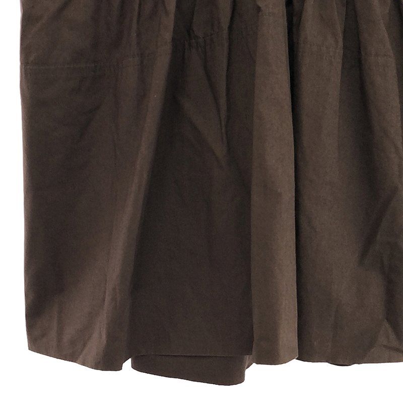 マルニ MARNI カシュクール ノースリーブ ブラウス シャツ カットソー タック タンクトップ トップス 40 L 茶 ブラウン/2 レディース