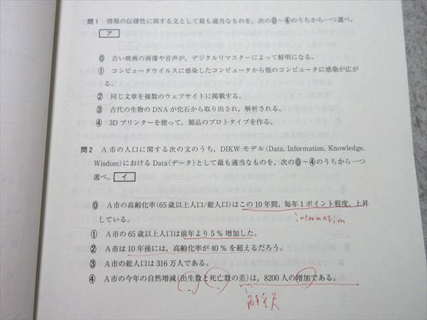 2024完成シリーズ 社会と情報 共通テスト