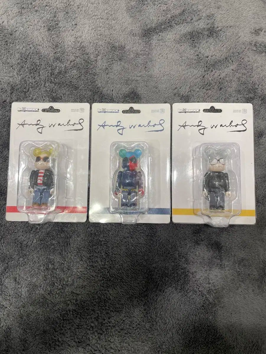 BE RBRICK ベアブリック アンディ ウォーホル 不定期 ブリスター 3 種 セット