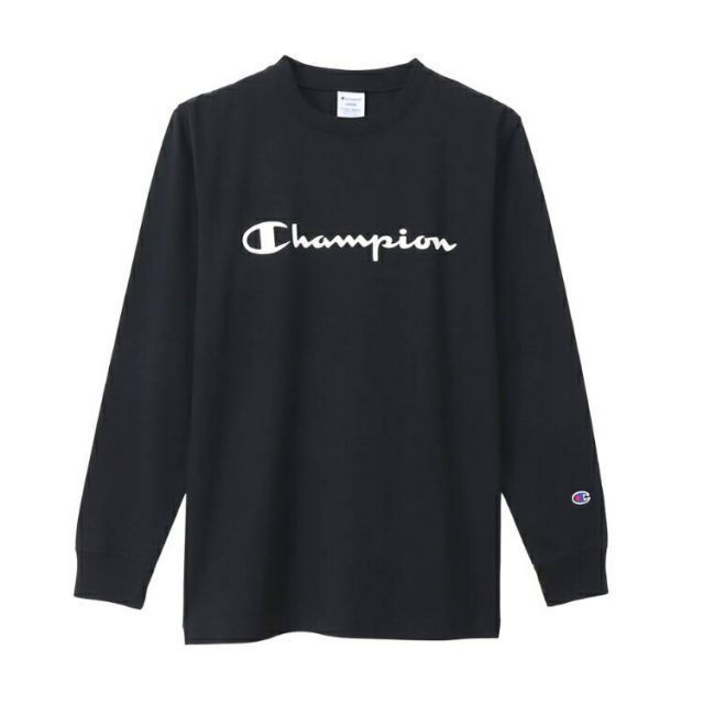 HANES ヘインズ LONG SLEEVE T-SH ブラック Mサイズ C3-X416 90 | スポーツ スポーツウエア ウエア 服 衣類 トップス 長袖 ロングスリーブ Tシャツ ロンT 綿 コットン 天竺素材 肌触り サスティナブル お