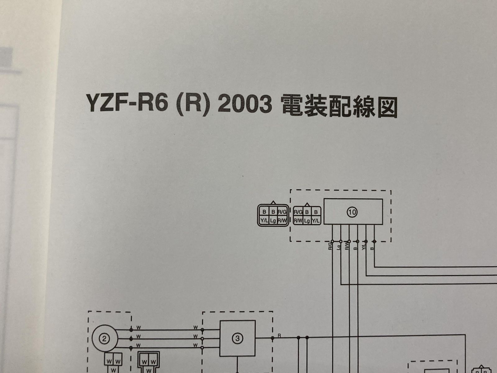 YZF-R6 サービスマニュアル 補足版 ヤマハ 正規 中古 バイク 整備書