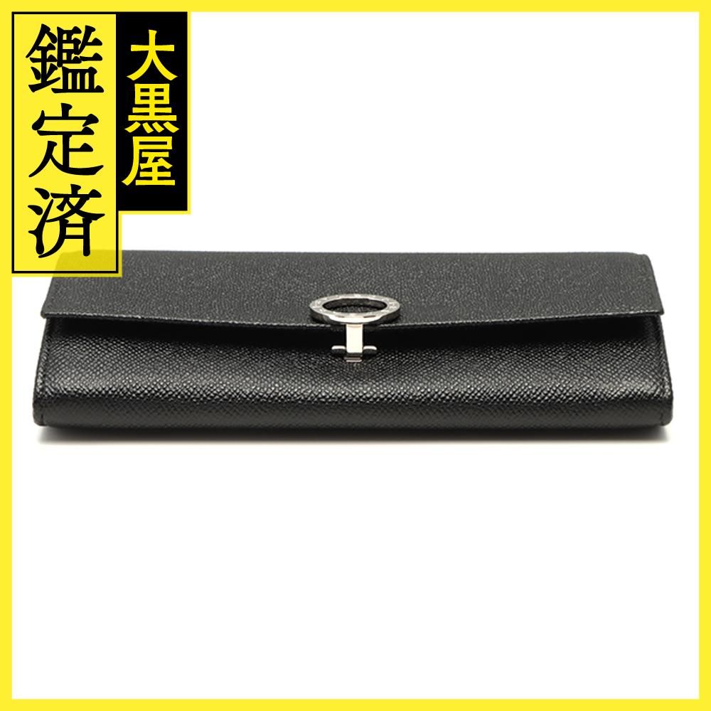 ブルガリ BVLGARI メンズ 長財布 30414 ブラック ブルガリ 30414 GRAIN⁄BLK 長財布 小銭入れ有り ブラック レディース
