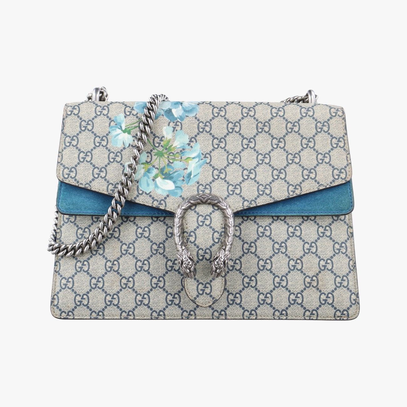 グッチGucciディオニュソス ベージュ×ブルー×マルチ PVC