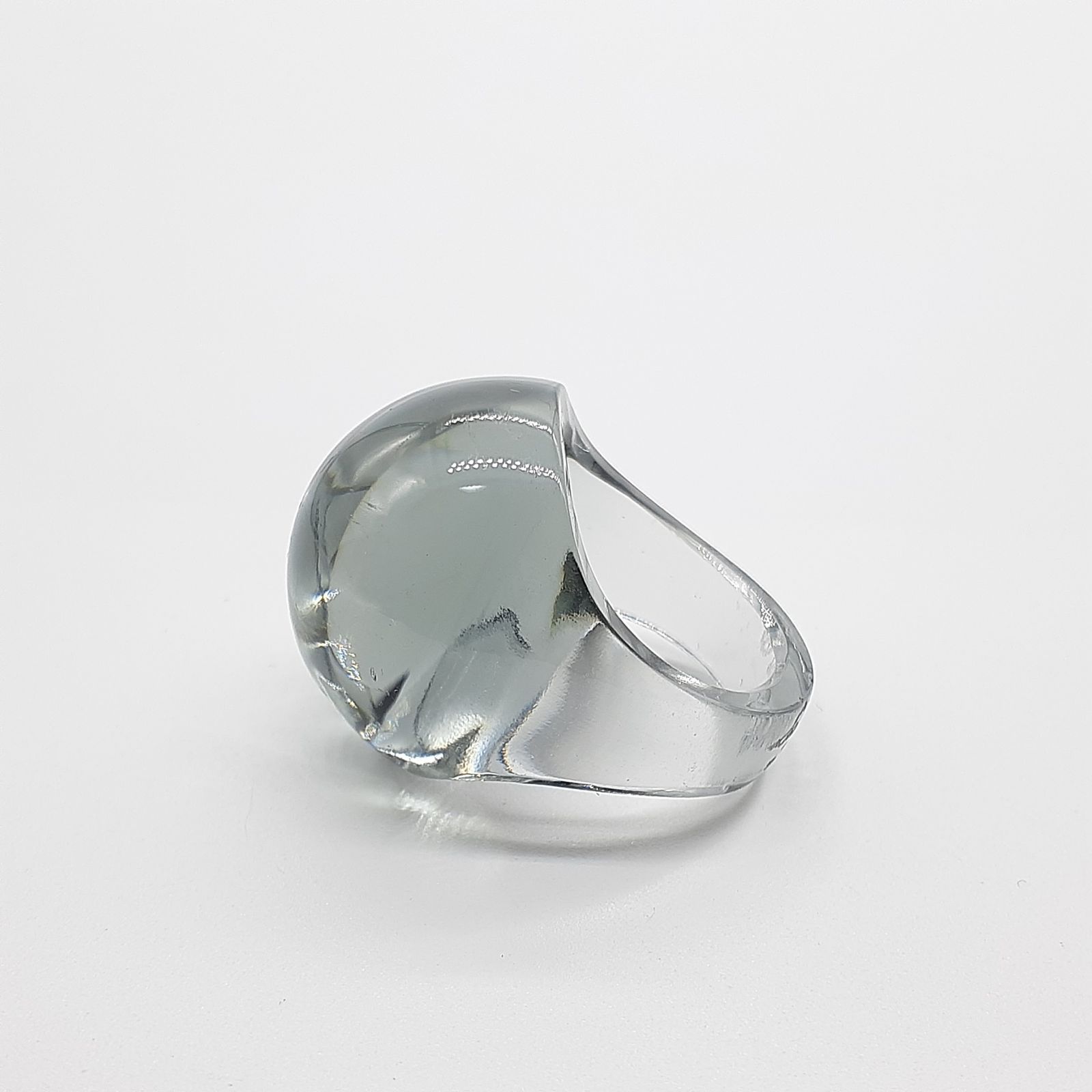 LALIQUE ラリック リング カボションリング クリア ガラス LALIQUE ラリック リング カボションリング クリア ガラス