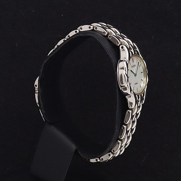 良品 シチズン QZ 5420-H04261 エクシード ホワイトシェル文字盤