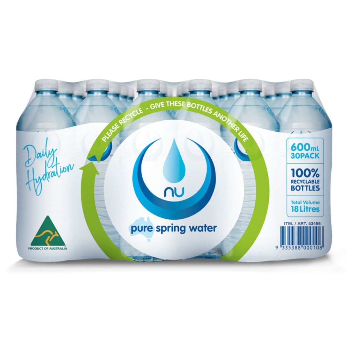 カークランドシグネチャー スプリングウォーター 1L x 21本