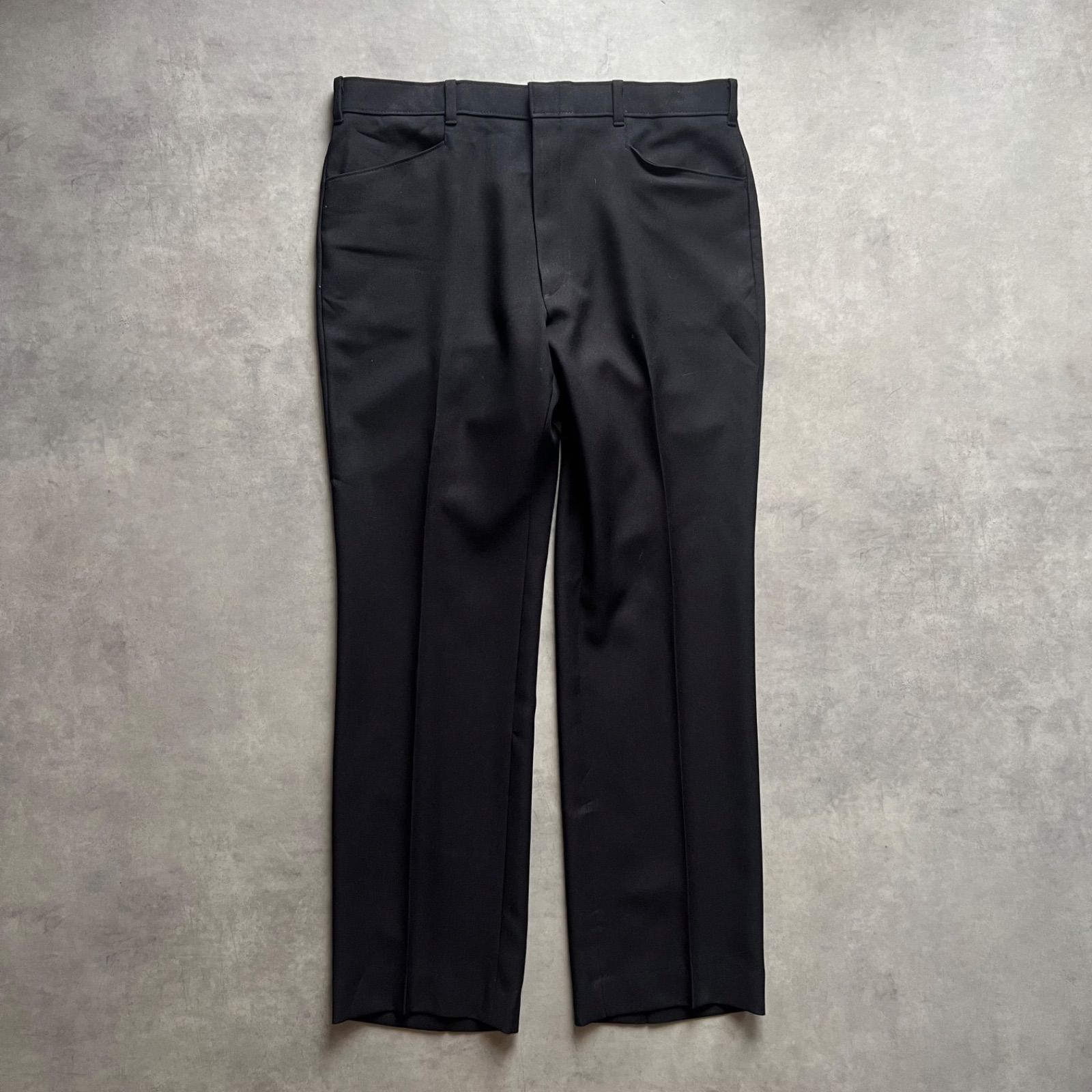 80s〜90s Levi's action slacks black リーバイス アクション