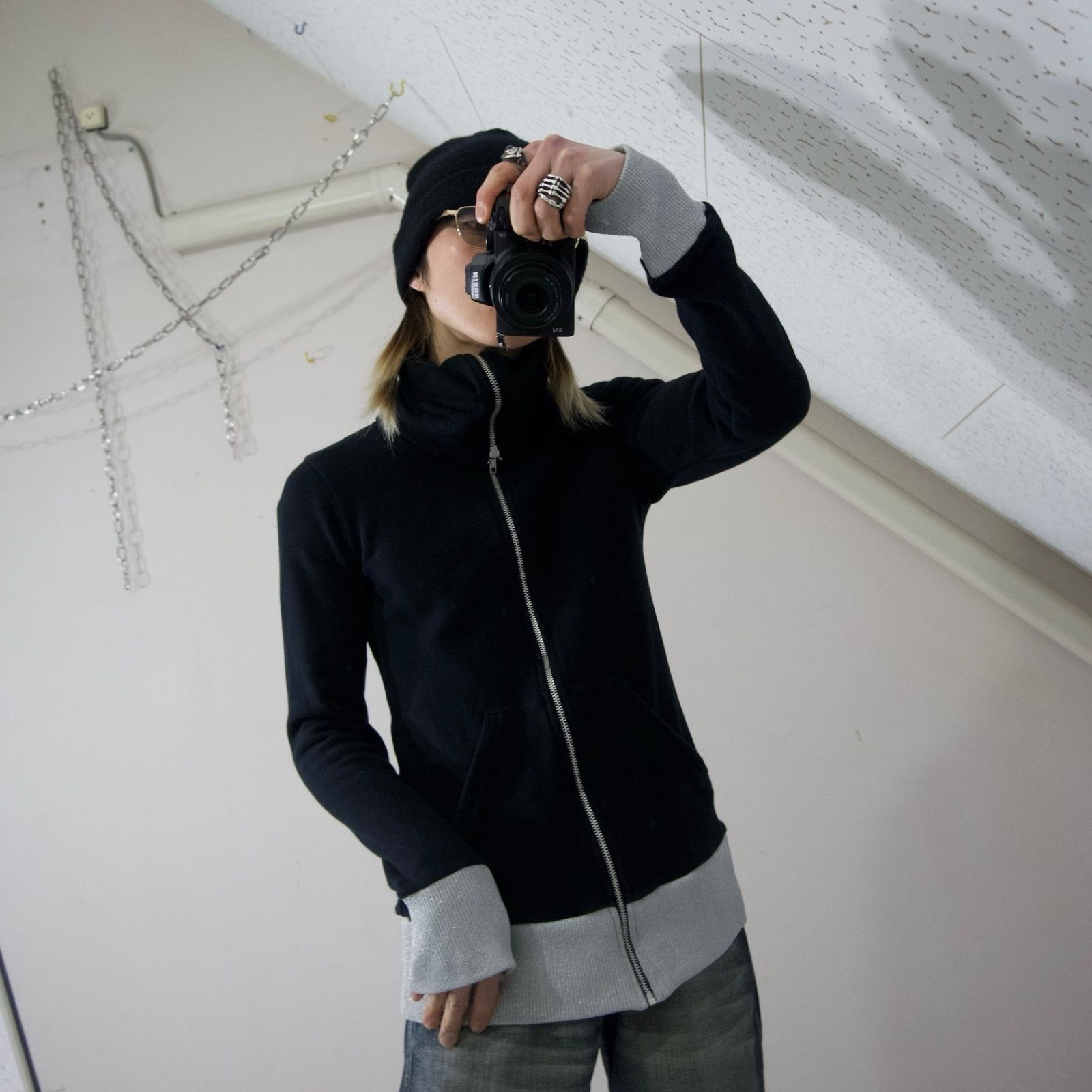 yaponskii Switching Material Track Jacket ヤポンスキー 異