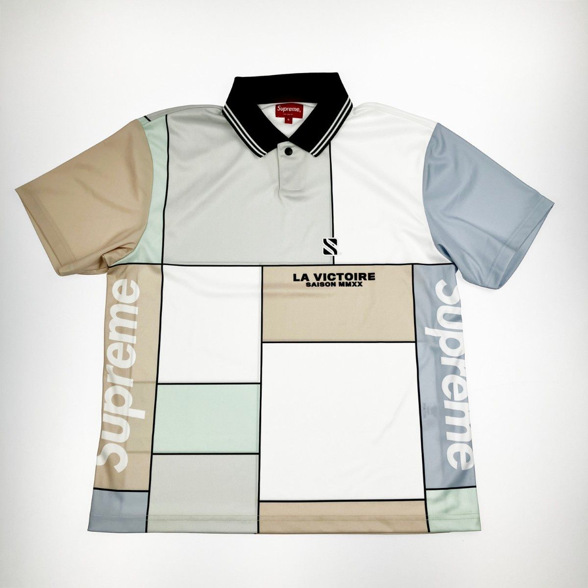 ▽▽Supreme シュプリーム メンズ ポロシャツ S Colorblocked Soccer Polo
