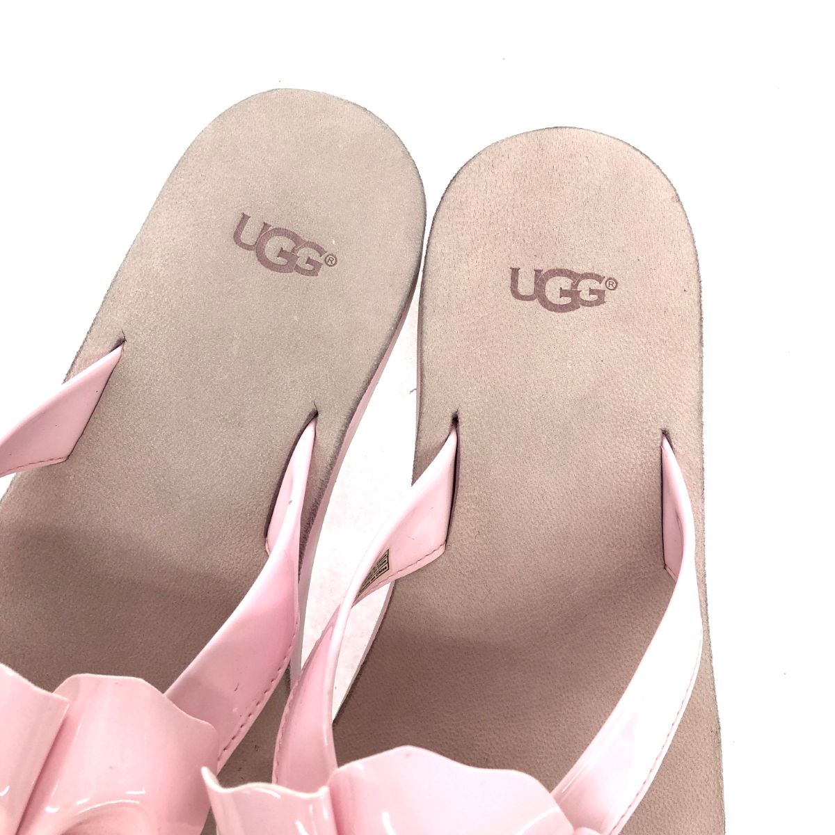 【値下】アグUGG ピンク ビーチサンダル 24cm ハワイ 値下】アグUGG ピンク ビーチサンダル 24cm ハワイ - メルカリ