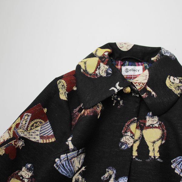 ＆ellecy アンドエルシー アリスゴブランコート ロイスクレヨン