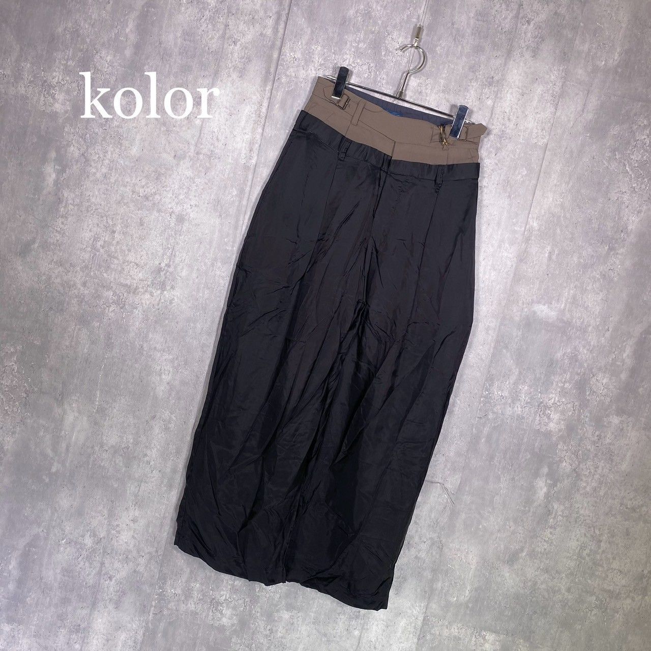 kolor』カラー (1) レイヤードスラックス - メルカリ 