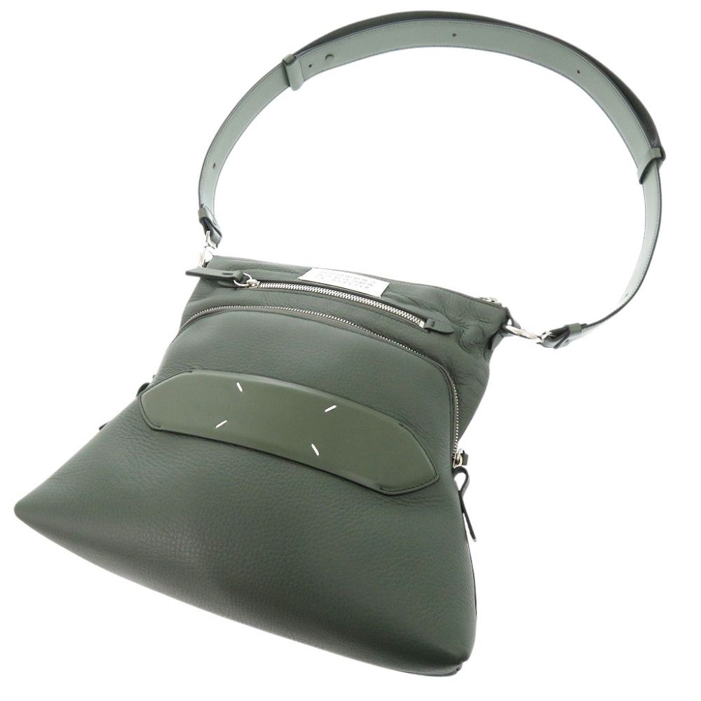 新品同様 メゾン マルジェラ ソフト 5AC SB1WG0003 レザー タイム  