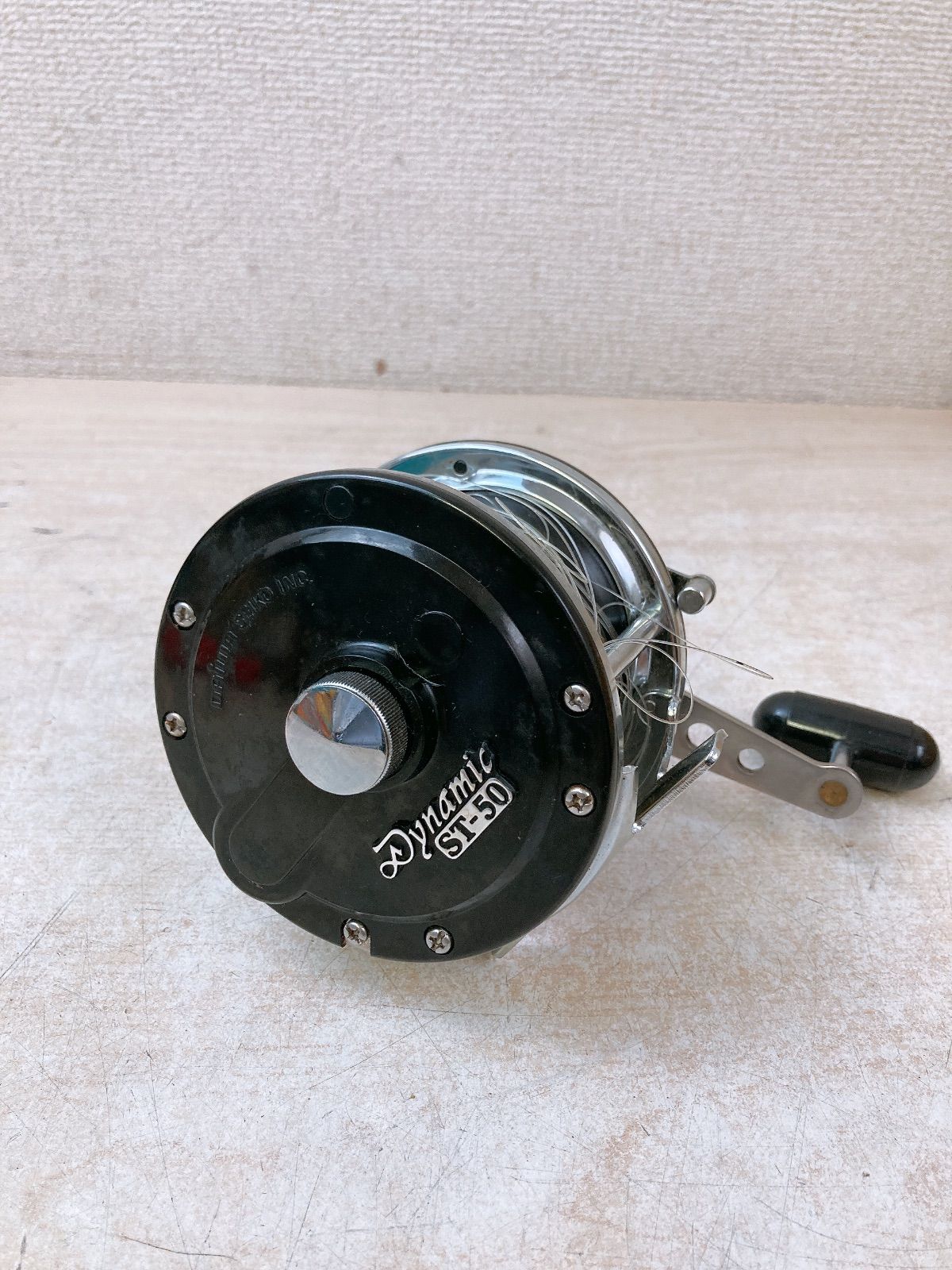 DAIWA ダイワ Dynamic ST-50 リール ヴィンテージ 釣具 メタルボディ 布袋付き