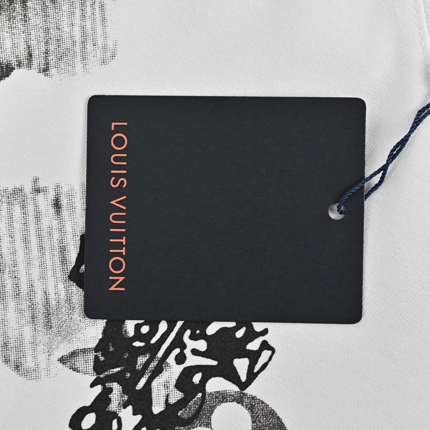今日特価】Louis Vuitton 水墨暈染レタープリント T シャツ