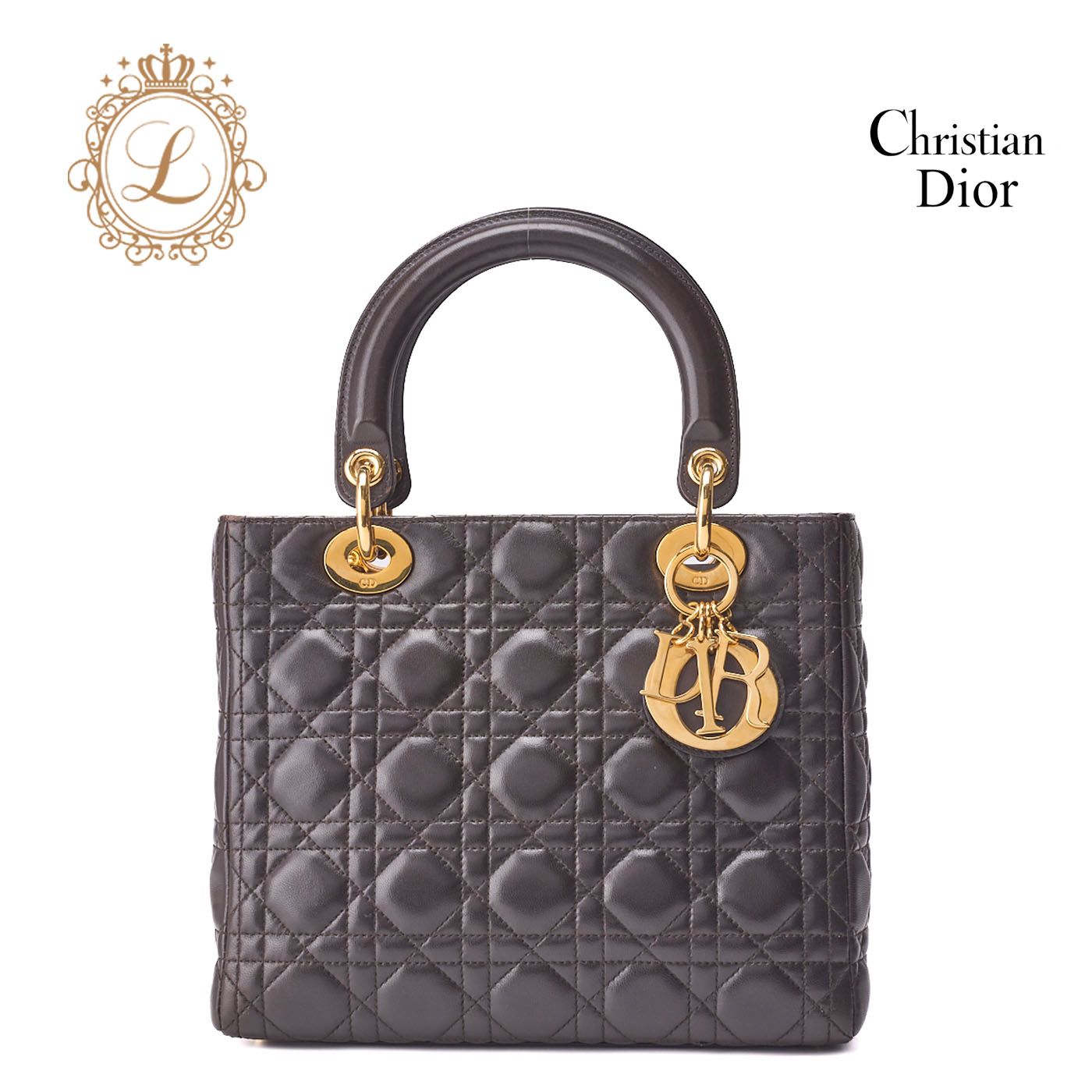 Dior Christian カナージュ レディディオール - 2way ハンドバッグ 