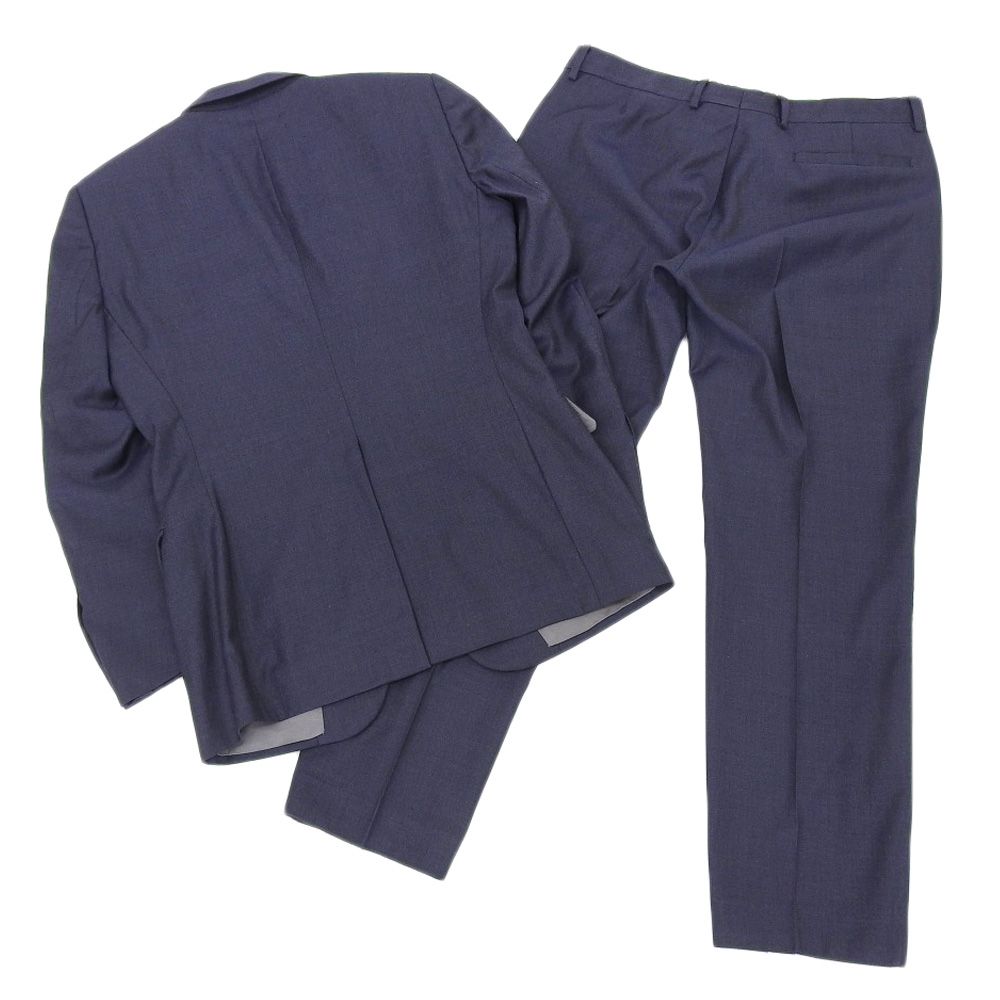 美品>LARDINI シルク100% 春夏 ホワイト ジャケット サイズ42