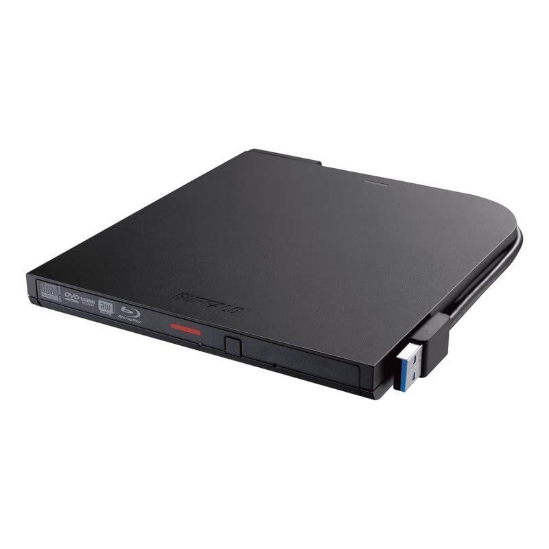 バッファロー BRXL-PTV6U3-BKB (ブラック) USB3.2 (Gen1) 対応 ポータブルBD 書込ソフト添付 