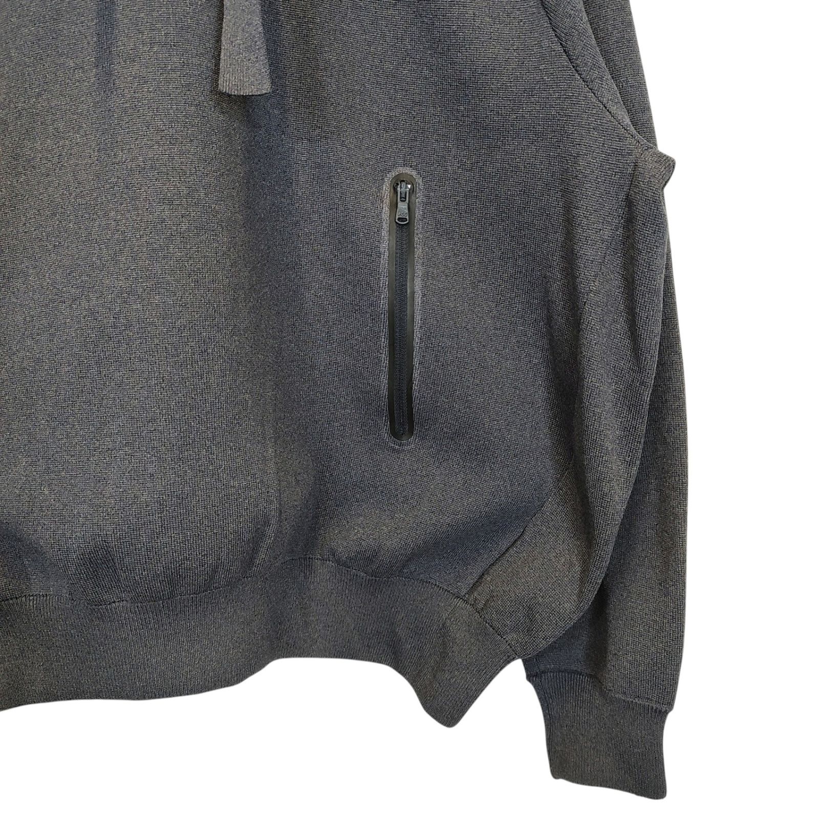 【新品未使用】パーリーゲイツ　ニットパーカー パーリーゲイツ ニットジップパーカー 白×ネイビー ボーダー 星