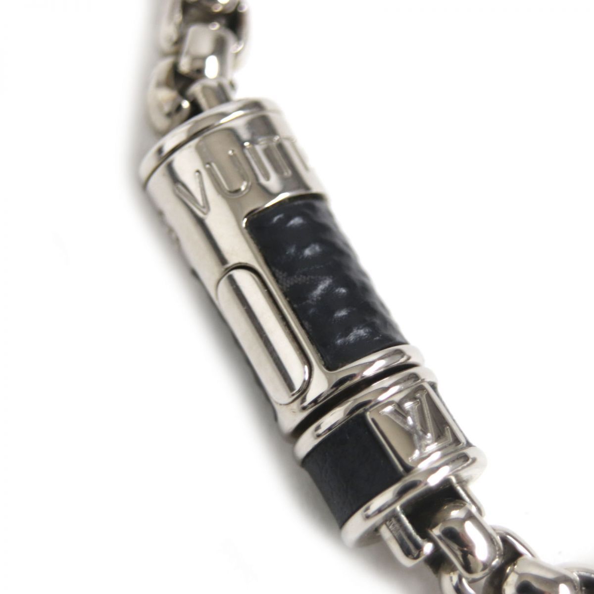 美品☆LOUIS VUITTON M62588モノグラム・エクリプス ネックレス