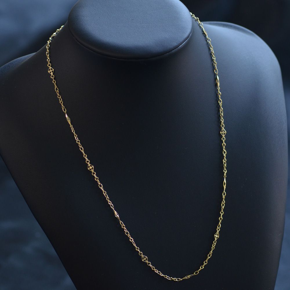 K18 ネックレス チェーン メンズ 18金 50cm イエローゴールド 地金 ユニセックス 日本製 刻印入り アクセサリーマート|メルカリShops店