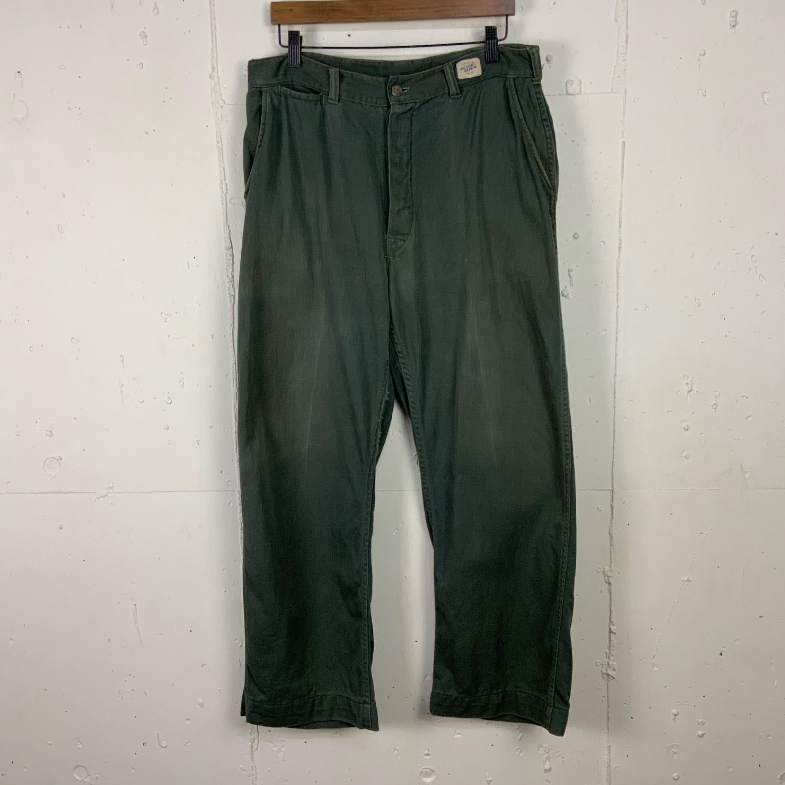 50s 50年代 ヴィンテージワークパンツ f241129001 NEVER RIPUMメタル 